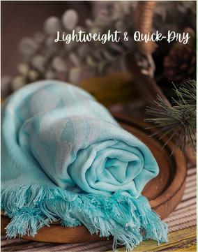  Cyan Blue Towel