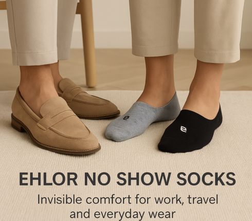 Ehlor Bamboo No-Show Socks